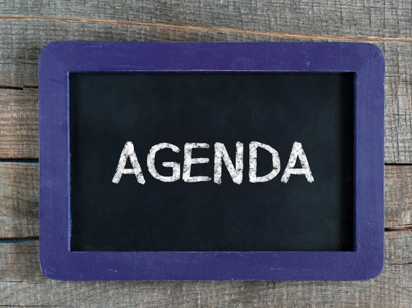"Agenda" — Stockfoto