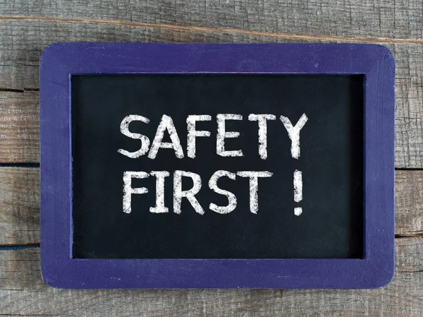 Safety first — Stock Photo, Image