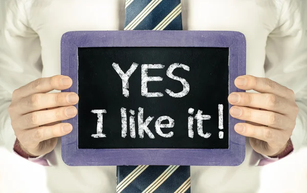 YES - I Like it ! — Stock Photo, Image