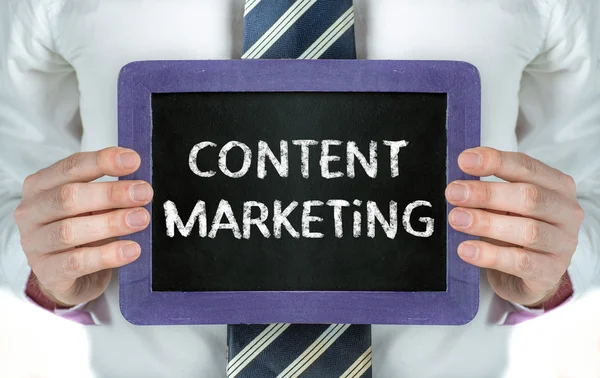 Content marketing — Stockfoto