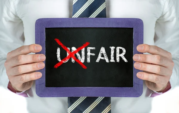 Unfair-fair — Stock Photo, Image