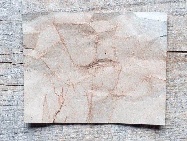 Texturált gyűrött papír — Stock Fotó