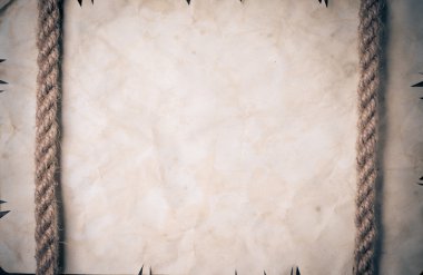 halatlar ve eski vintage antik kağıt