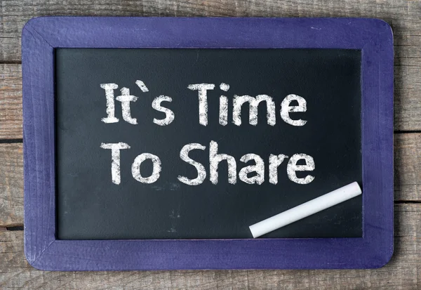Es hora de compartir — Foto de Stock