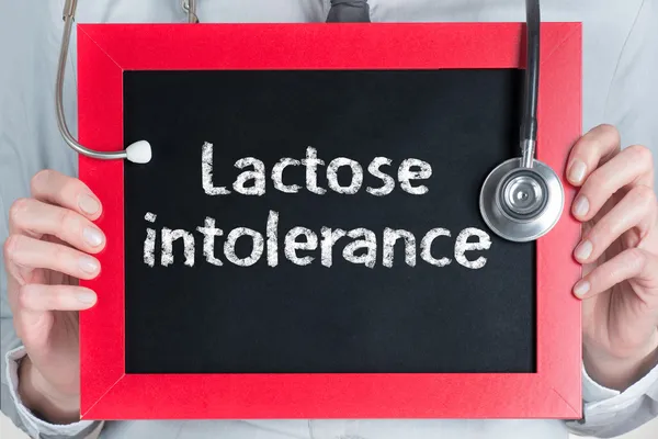 Lactose-intolerantie — Stockfoto