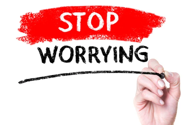 Stop worrying — Stock Photo, Image