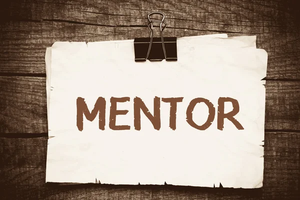 Mentor — Stockfoto