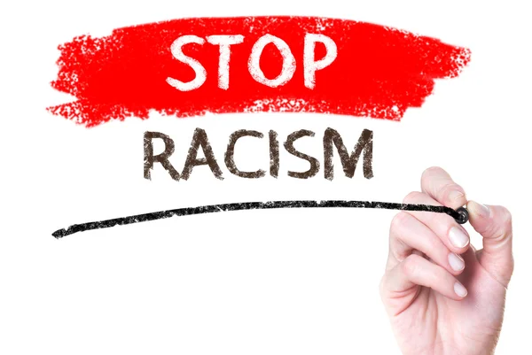 Rassismus stoppen — Stockfoto