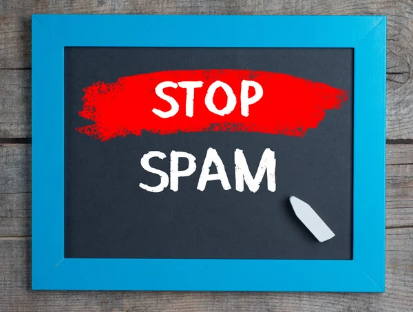 Spam durdurmak — Stok fotoğraf