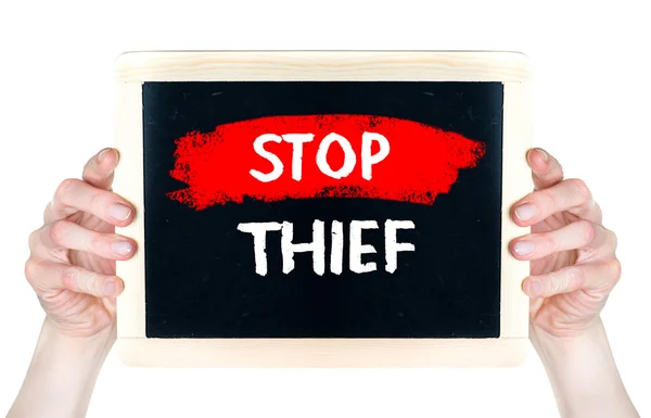 Hırsızı durdurun — Stok fotoğraf