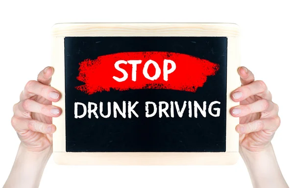 Arrêter de conduire ivre — Photo