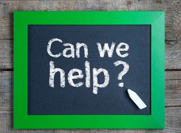 Can we help ? — Stock Photo, Image