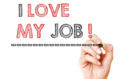 İşimi seviyorum.