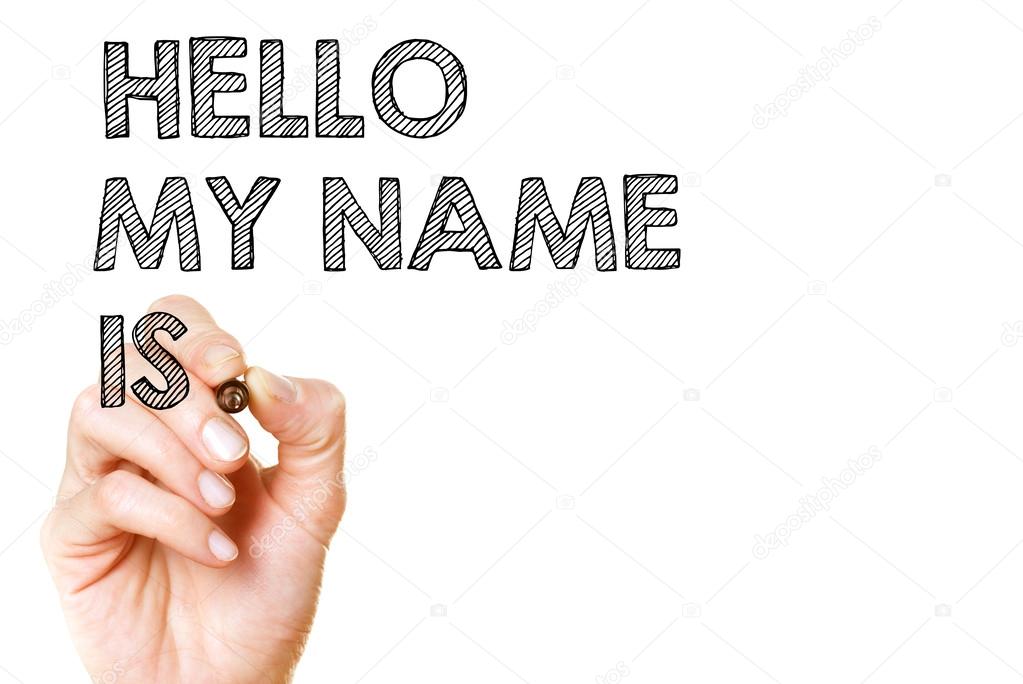 Hello my name is