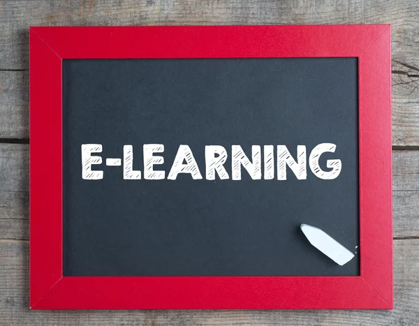 The word E-learning — Stock Photo, Image