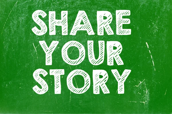 Share your story — Stock Photo, Image