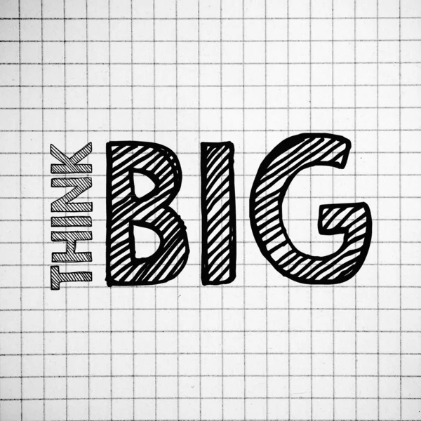 Think big — Stock Photo, Image