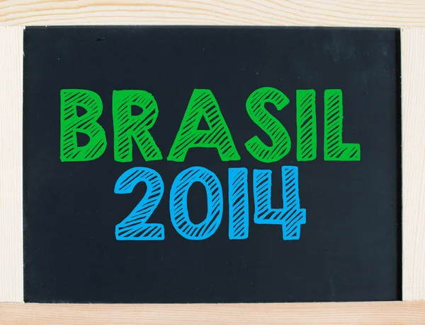 Бразильский футбол 2014 — стоковое фото