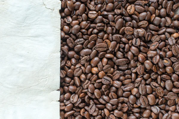 Note on coffee beans — Stock Photo, Image