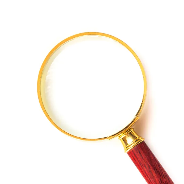 Brass Magnifying Glass — Stock Photo, Image