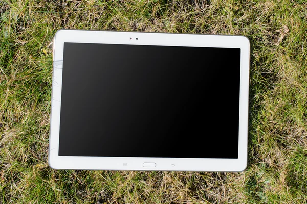 Siyah ekran tablet — Stok fotoğraf
