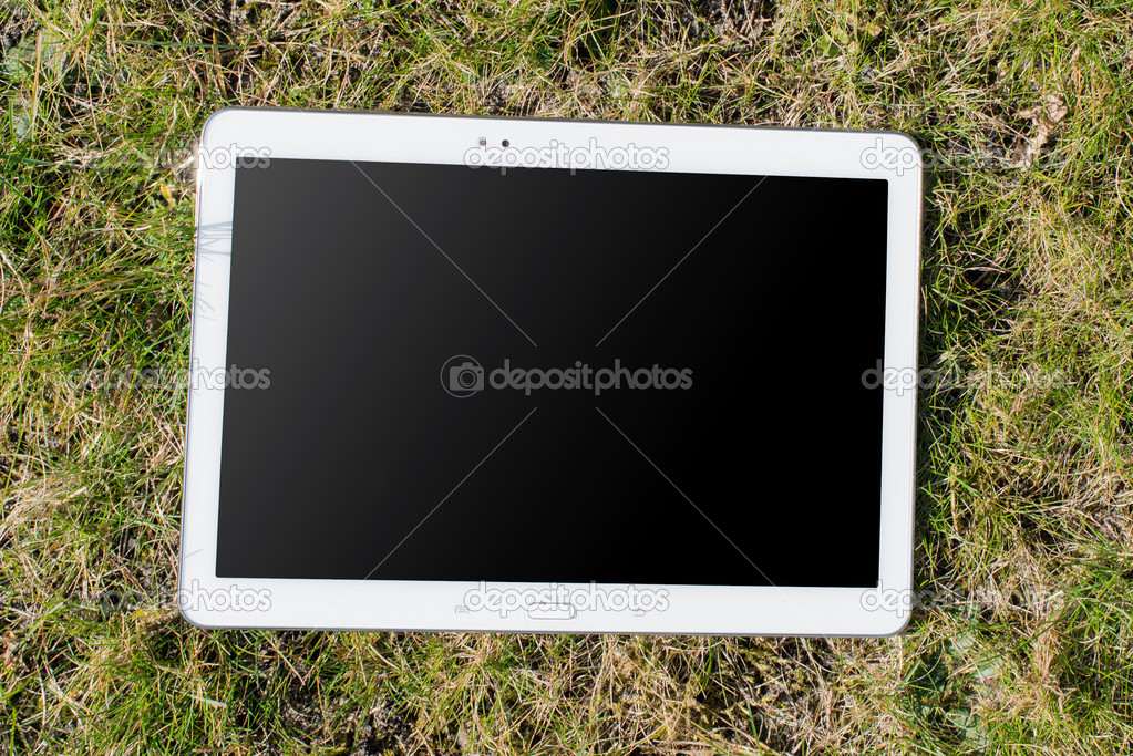 Black screen tablet Stock Photo by ©roobcio 41881063