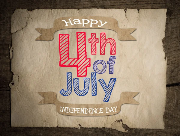 Feliz día de independencia 4 de julio — Foto de Stock