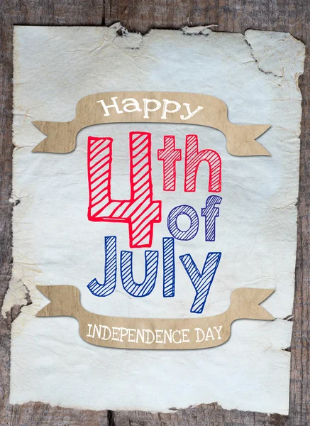 Mutlu Bağımsızlık günü 4 Temmuz — Stok fotoğraf