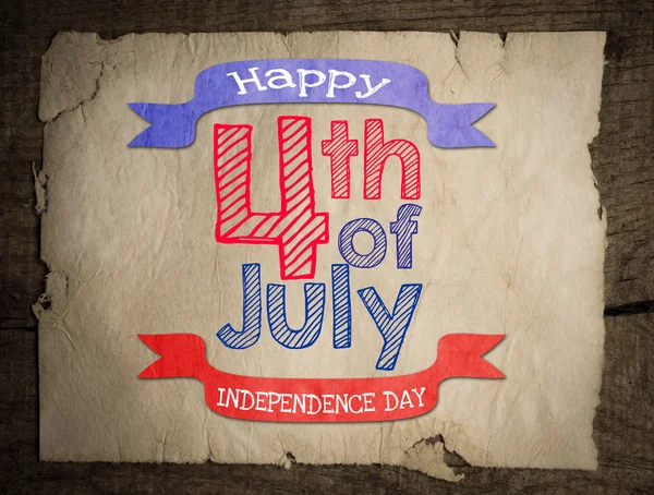 Happy independence day 4 of july — Stock Photo, Image