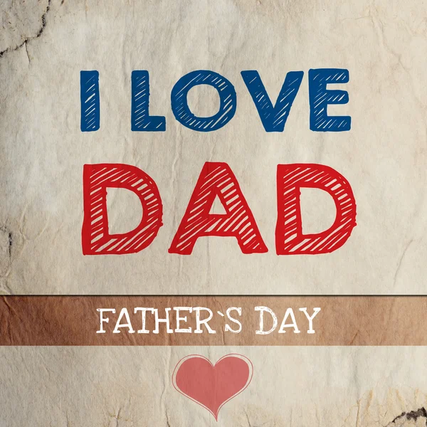 I Love you Dad — Stock Photo, Image