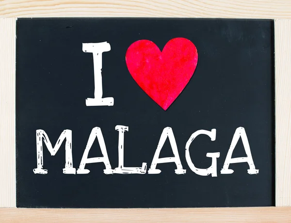 Jag älskar malaga — Stockfoto