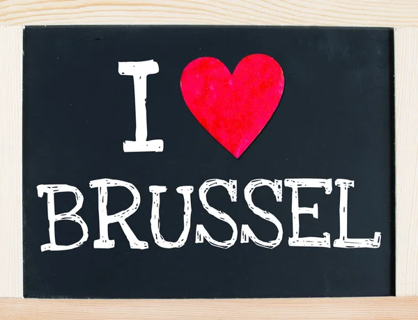 Me encanta Brussel. — Foto de Stock