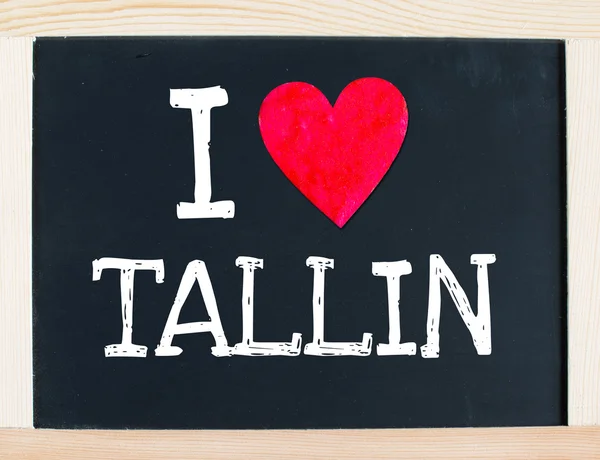 Ich liebe tallin — Stockfoto