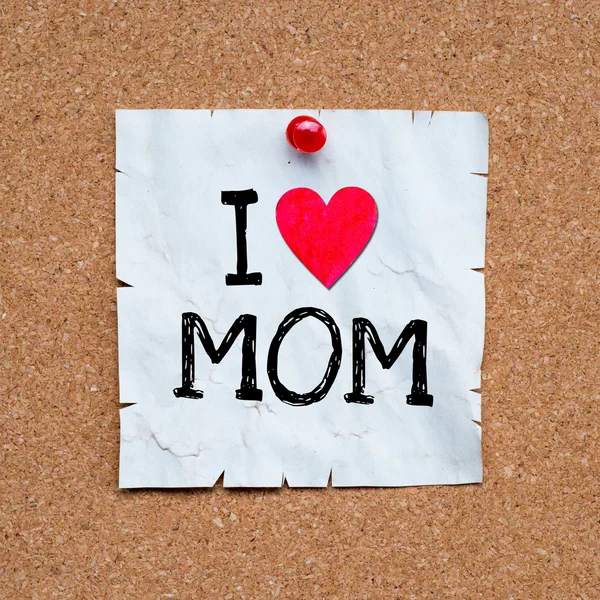 I love mom — Stock Photo, Image