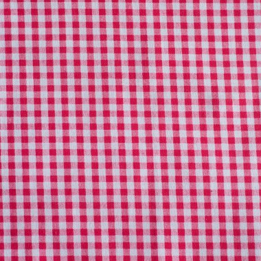Klasik kırmızı kareli masa örtüsü doku