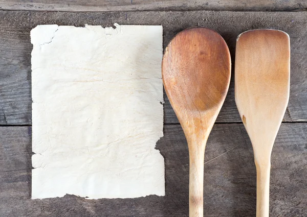 Antiguo cuaderno de recetas — Foto de Stock