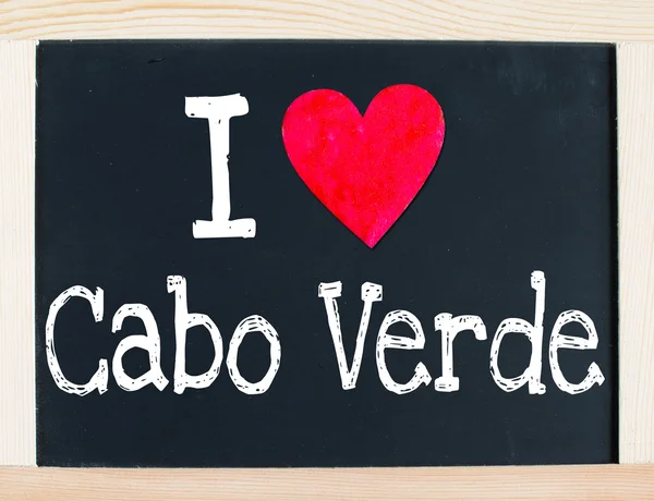 Me encanta Cabo Verde — Foto de Stock