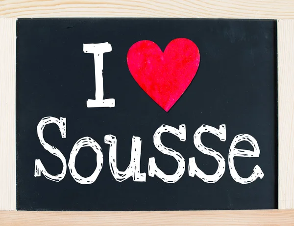 I love Sousse — Stock Photo, Image