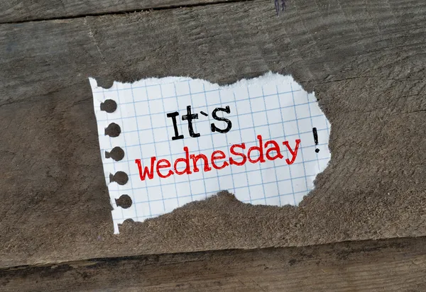 É quarta-feira ! — Fotografia de Stock