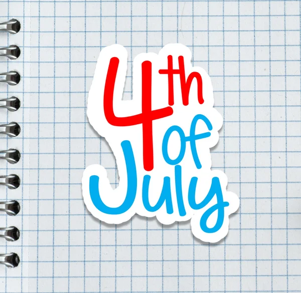 4e juli — Stockfoto