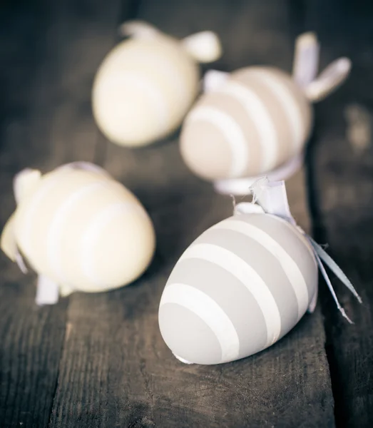 Pastel ovos de páscoa coloridos — Fotografia de Stock