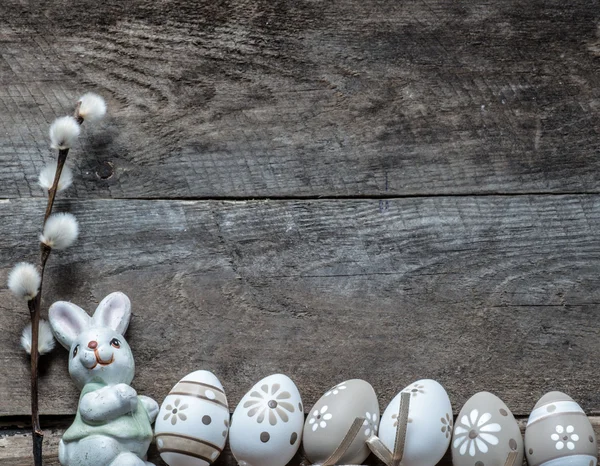 Pastel ovos de páscoa coloridos — Fotografia de Stock