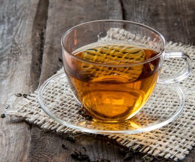 Bir fincan çay.