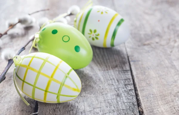 Huevos de Pascua de color pastel — Foto de Stock