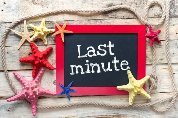 Last Minute — Stock fotografie