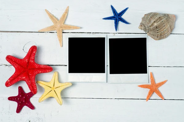 Foton och starfishes — Stockfoto