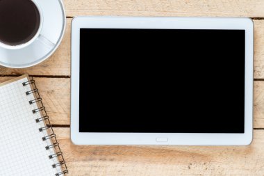 tablet pc ve kahve