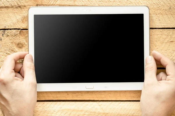 Tablet pc with empty screen — Stock Photo, Image