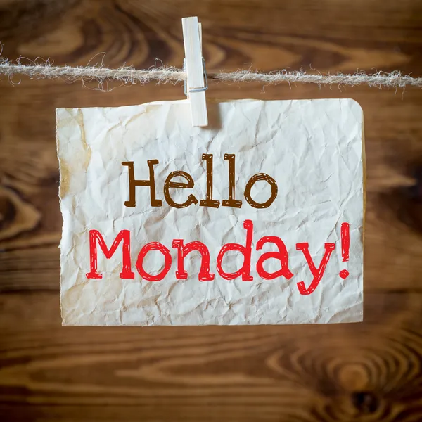 Hello Monday — Stockfoto