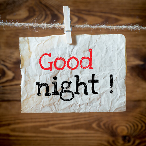 Bonne nuit. — Photo